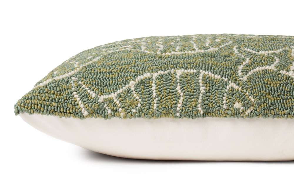 Loloi - P0908 Green 16in x 26in Cover w/Poly Pillow - PSETP0908GR00PI15 veiw 2