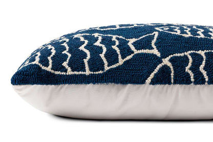 Loloi - P0908 Navy 22in x 22in Cover w/Poly Pillow - PSETP0908NV00PIL3 veiw 2