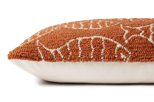 Loloi - P0908 Orange 16in x 26in Cover Only Pillow - P221P0908OR00PI15 veiw 2