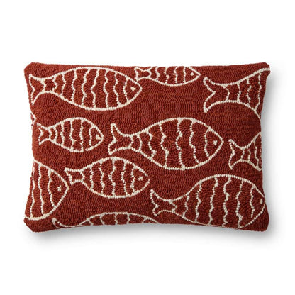 Loloi - P0908 Red 16in x 26in Cover w/Down Pillow - DSETP0908RE00PI15 veiw 1
