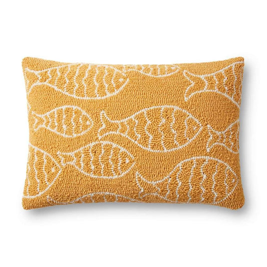 Loloi - P0908 Yellow 16in x 26in Cover Only Pillow - P221P0908YE00PI15 veiw 1