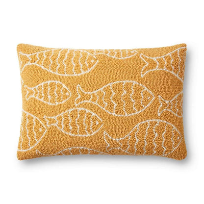 Loloi - P0908 Yellow 16in x 26in Cover w/Poly Pillow - PSETP0908YE00PI15 veiw 1