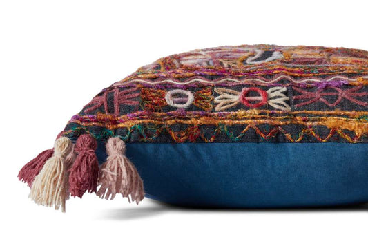 Loloi - P0973 Multi 18in x 18in Cover w/Poly Pillow - PSETP0973ML00PIL1 veiw 2