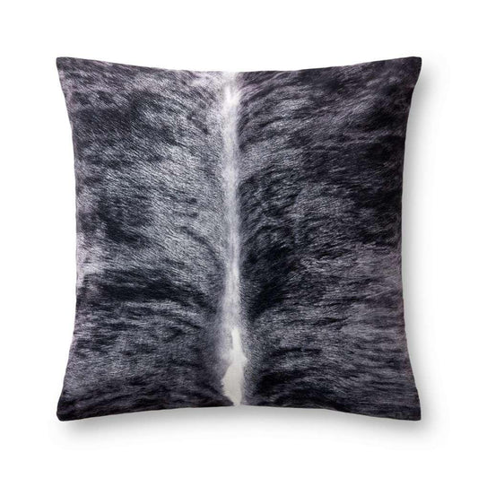 Loloi - P0979 Charcoal 22in x 22in Cover w/Down Pillow - DSETP0979CC00PIL3 veiw 1