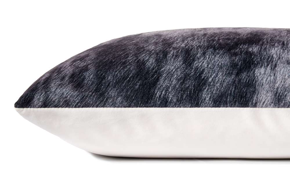 Loloi - P0979 Charcoal 22in x 22in Cover w/Down Pillow - DSETP0979CC00PIL3 veiw 2
