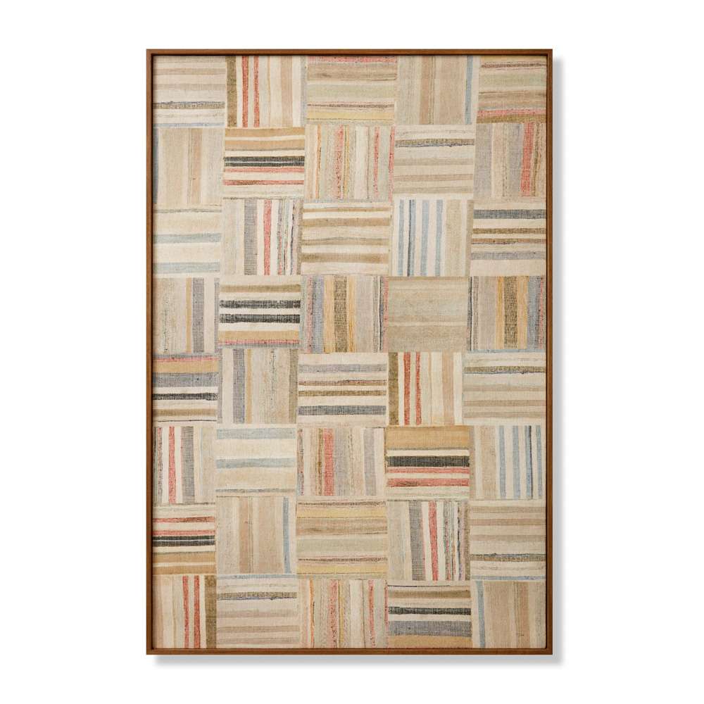 Loloi - Parquet Multi / Beige 5-1in x 3-5in Wall Art - AW0433PARQUEMLBEZ213 veiw 1