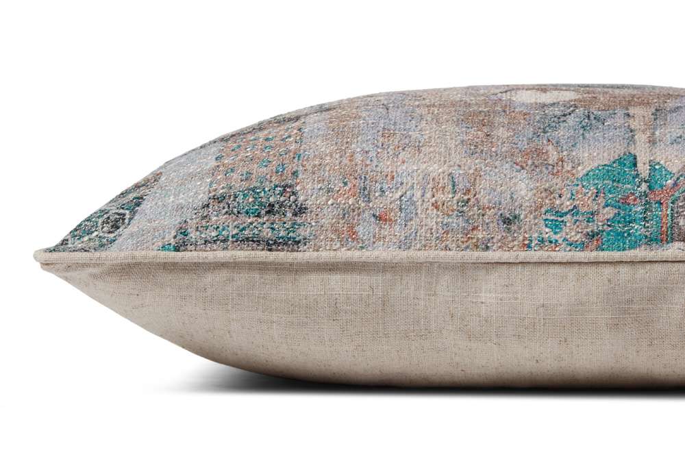 Loloi - PLL0007 Brown / Multi 13in x 21in Cover w/Down Pillow - DSETPLL0007BRMLPIL5 veiw 2