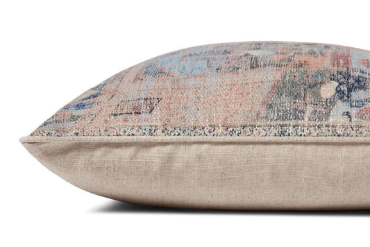 Loloi - PLL0008 Taupe / Multi 18in x 18in Cover w/Down Pillow - DSETPLL0008TAMLPIL1 veiw 2