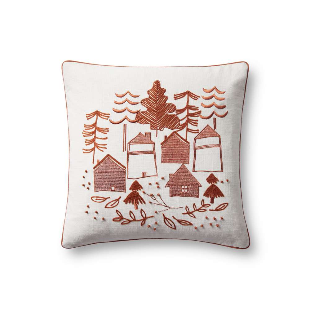Loloi - PLL0028 Spice 18in x 18in Cover w/Down Pillow - DSETPLL0028SQ00PIL1 veiw 1