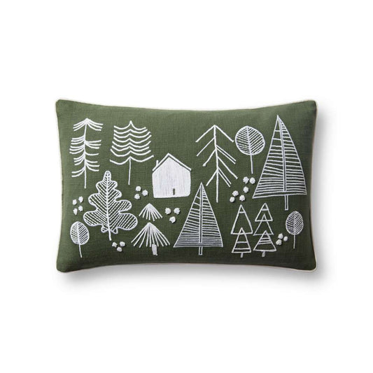 Loloi - PLL0031 Forest 13in x 21in Cover Only Pillow - P269PLL0031FO00PIL5 veiw 1