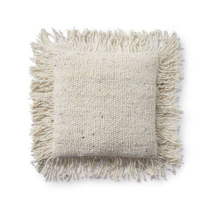 Loloi - PLL0033 Ivory 18in x 18in Cover Only Pillow - P038PLL0033IV00PIL1 veiw 1