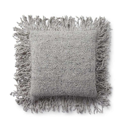 Loloi - PLL0033 Lt Grey 18in x 18in Cover w/Poly Pillow - PSETPLL0033LC00PIL1 veiw 1