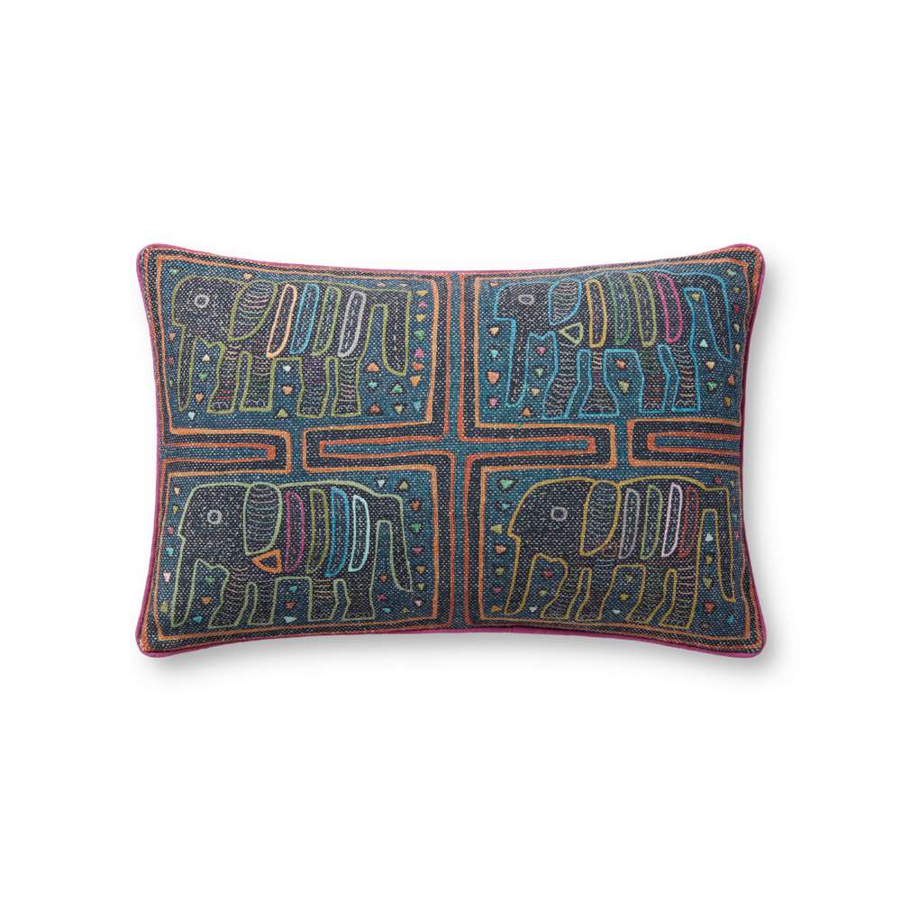 Loloi - PLL0105 Lagoon / Multi 13 x 21 Cover w/Poly Pillow - PSETPLL0105LJMLPIL5 veiw 1
