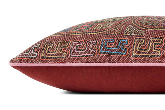 Loloi - PLL0106 Berry / Multi 22 x 22 Cover Only Pillow - P092PLL0106BYMLPIL3 veiw 2