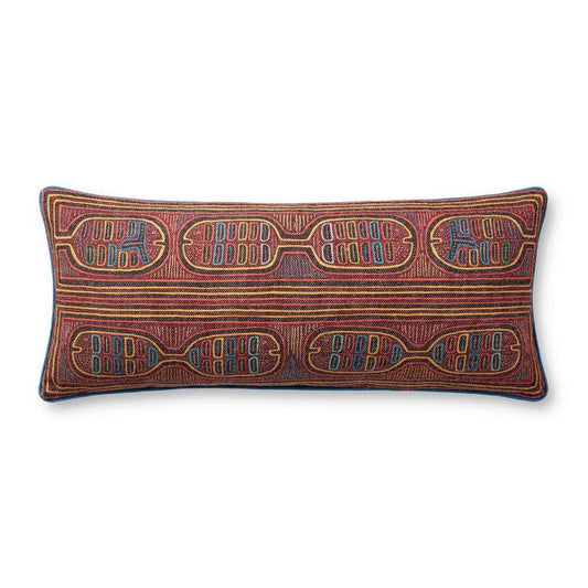 Loloi - PLL0107 Berry / Multi 13 x 35 Cover w/Down Pillow - DSETPLL0107BYMLPI29 veiw 1
