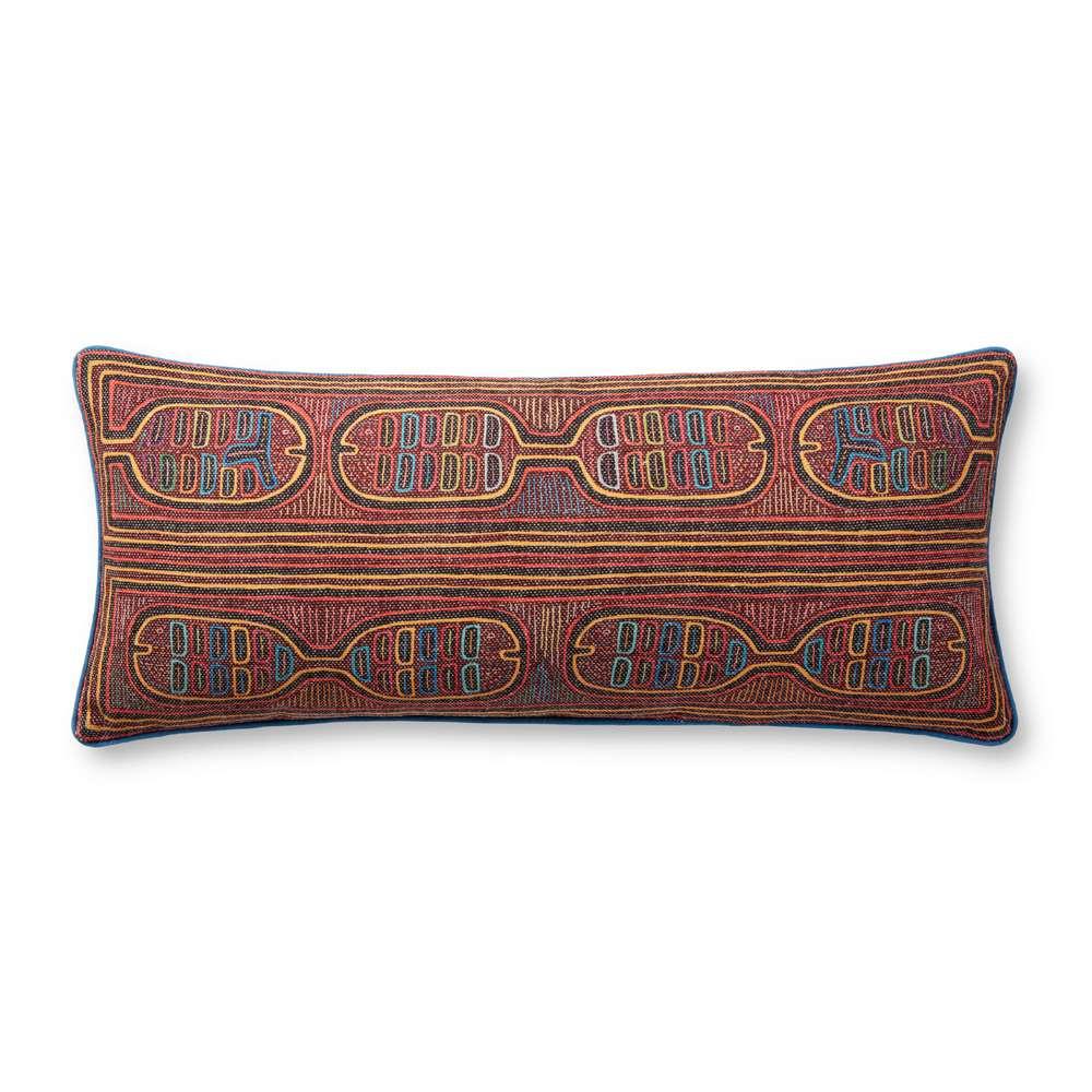 Loloi - PLL0107 Berry / Multi 13 x 35 Cover w/Poly Pillow - PSETPLL0107BYMLPI29 veiw 1