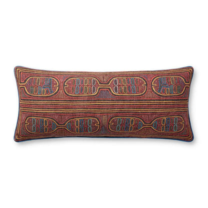 Loloi - PLL0107 Berry / Multi 13 x 35 Cover w/Poly Pillow - PSETPLL0107BYMLPI29 veiw 1