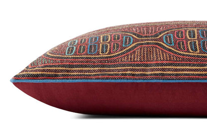 Loloi - PLL0107 Berry / Multi 13 x 35 Cover w/Poly Pillow - PSETPLL0107BYMLPI29 veiw 2