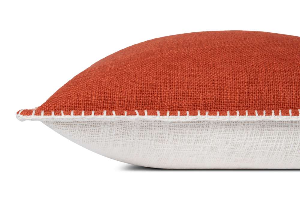 Loloi - PLL0109 Orange 22 x 22 Cover Only Pillow - P005PLL0109OR00PIL3 veiw 2