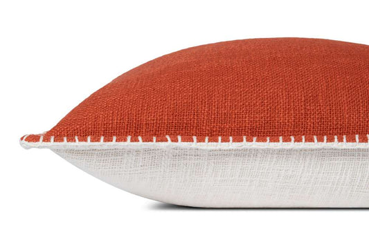 Loloi - PLL0109 Orange 22 x 22 Cover w/Down Pillow - DSETPLL0109OR00PIL3 veiw 2