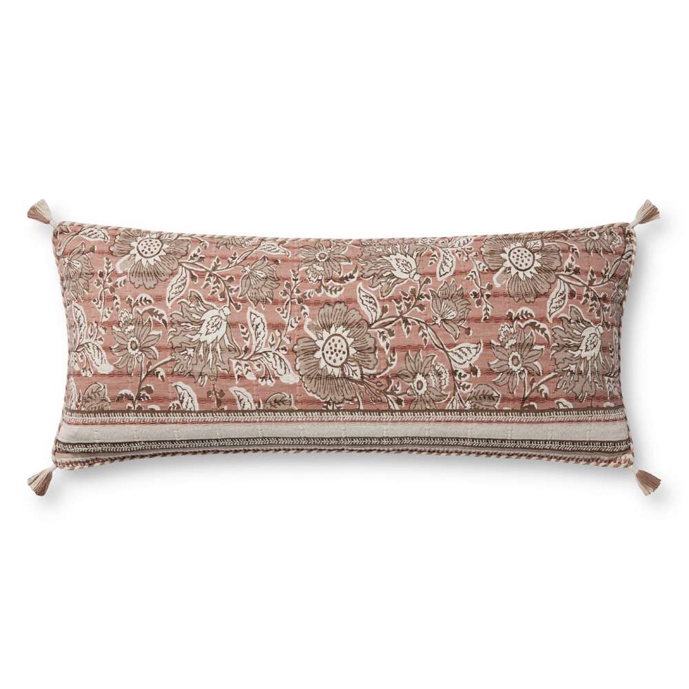 Loloi - PLL0112 Rose / Ivory 13 x 35 Cover Only Pillow - P019PLL0112ROIVPI29 veiw 1