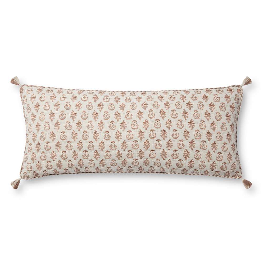 Loloi - PLL0112 Rose / Ivory 13 x 35 Cover w/Down Pillow - DSETPLL0112ROIVPI29 veiw 2