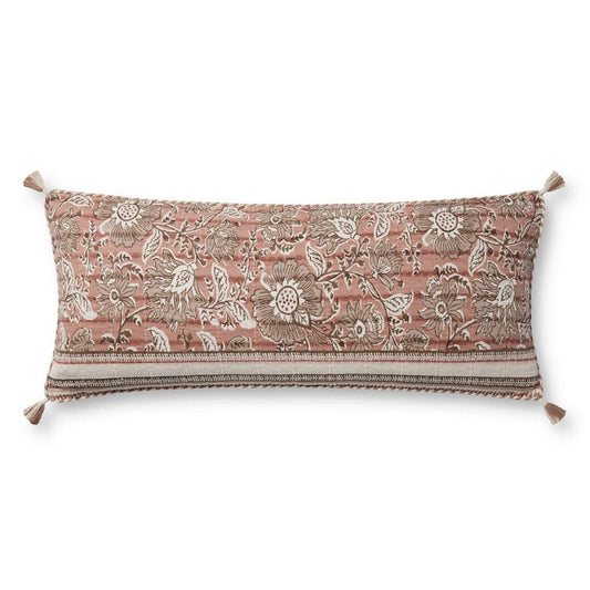 Loloi - PLL0112 Rose / Ivory 13 x 35 Cover w/Poly Pillow - PSETPLL0112ROIVPI29 veiw 1