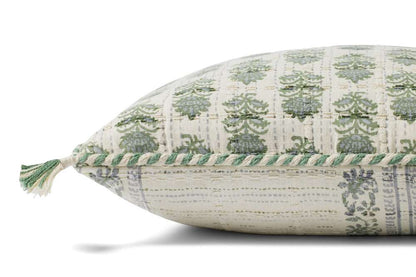 Loloi - PLL0113 Sage / Ivory 13 x 21 Cover w/Down Pillow - DSETPLL0113SGIVPIL5 veiw 5