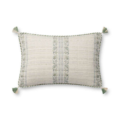 Loloi - PLL0113 Sage / Ivory 13 x 21 Cover w/Poly Pillow - PSETPLL0113SGIVPIL5 veiw 2