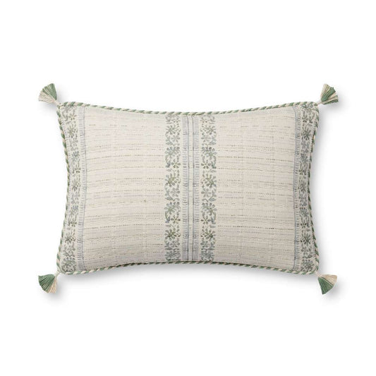 Loloi - PLL0113 Sage / Ivory 13 x 21 Cover w/Poly Pillow - PSETPLL0113SGIVPIL5 veiw 2