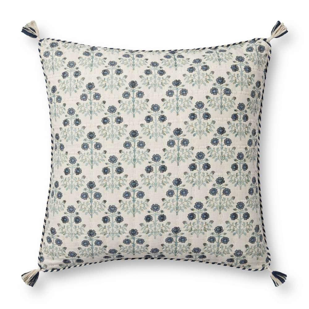 Loloi - PLL0114 Blue / Multi 22 x 22 Cover w/Down Pillow - DSETPLL0114BBMLPIL3 veiw 2