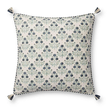 Loloi - PLL0114 Blue / Multi 22 x 22 Cover w/Down Pillow - DSETPLL0114BBMLPIL3 veiw 2