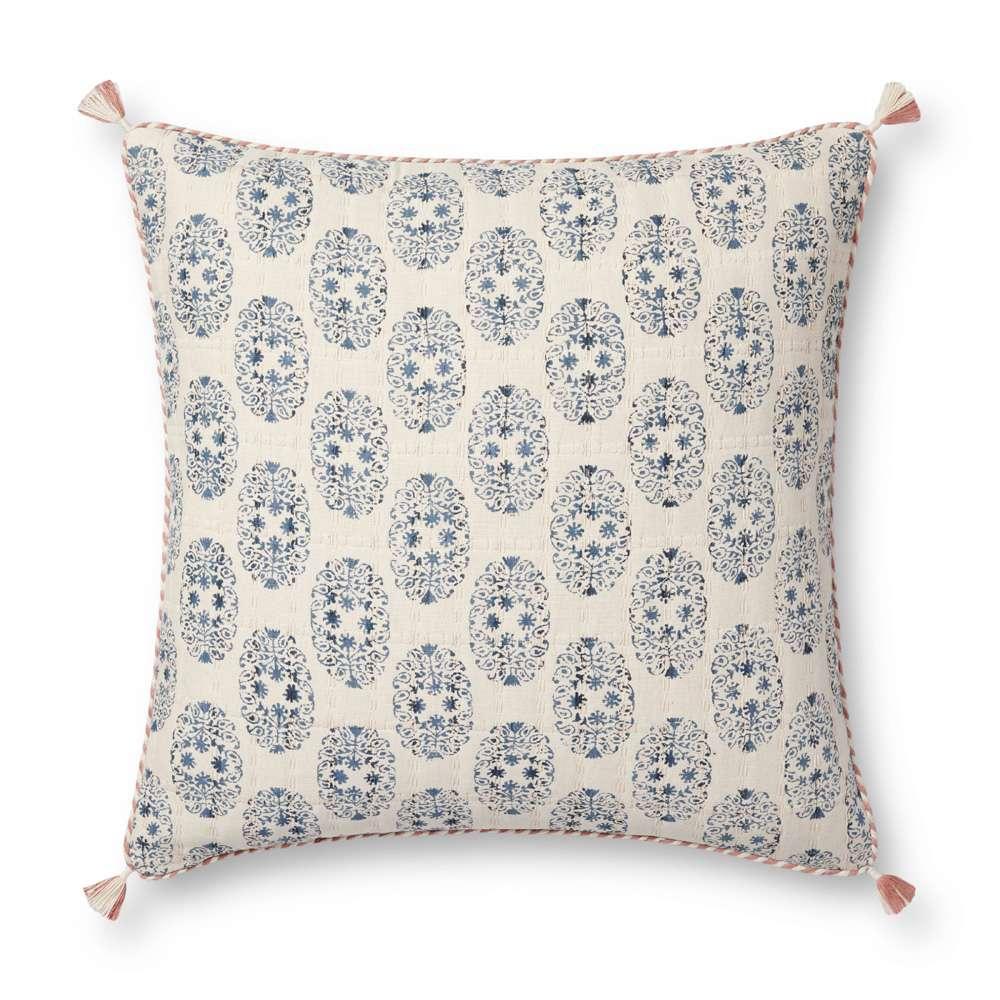 Loloi - PLL0115 Pink / Multi 22 x 22 Cover Only Pillow - P019PLL0115PIMLPIL3 veiw 2