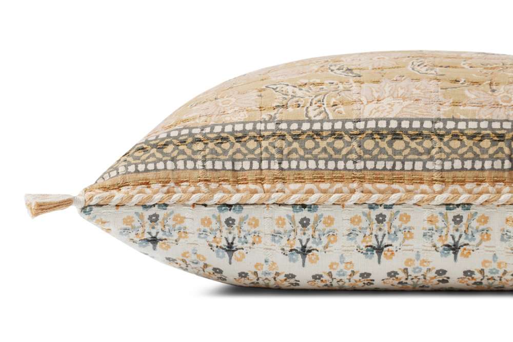 Loloi - PLL0116 Wheat / Multi 16 x 26 Cover w/Down Pillow - DSETPLL0116WTMLPI15 veiw 3