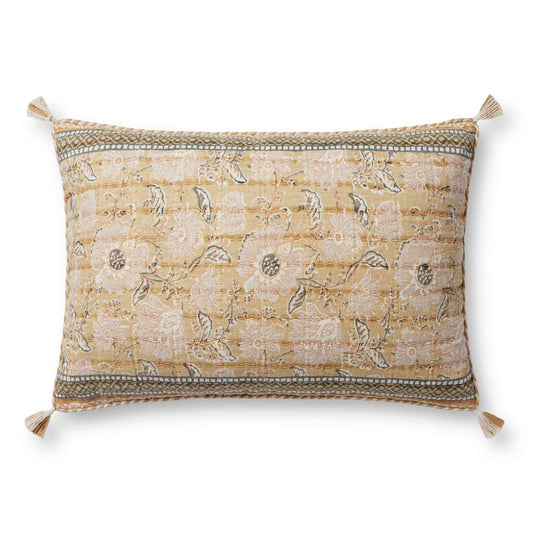Loloi - PLL0116 Wheat / Multi 16 x 26 Cover w/Poly Pillow - PSETPLL0116WTMLPI15 veiw 1