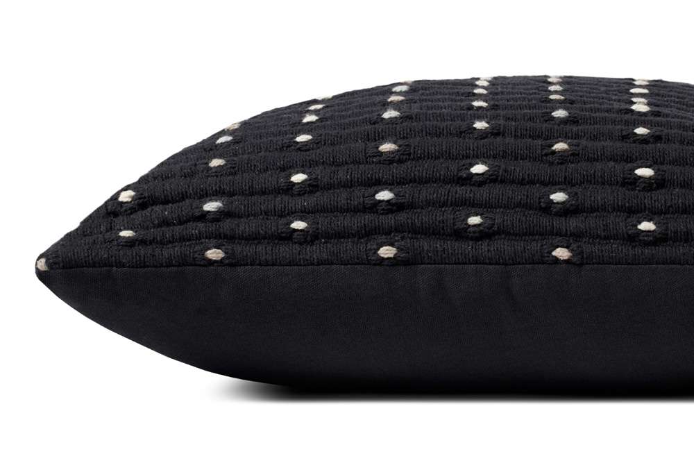 Loloi - PLL0118 Black 18 x 18 Cover Only Pillow - P098PLL0118BL00PIL1 veiw 2