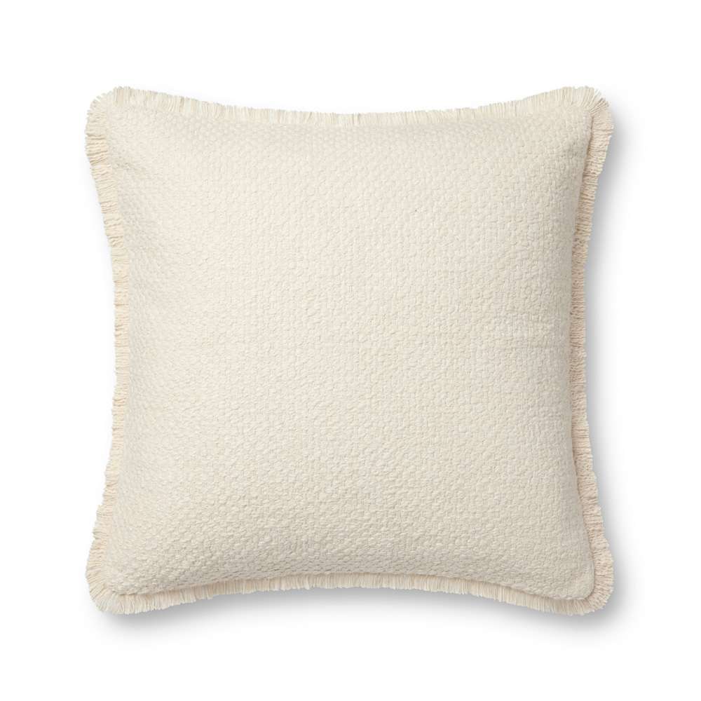 Loloi - PLL0121 Ivory 22 x 22 Cover w/Poly Pillow - PSETPLL0121IV00PIL3 veiw 1