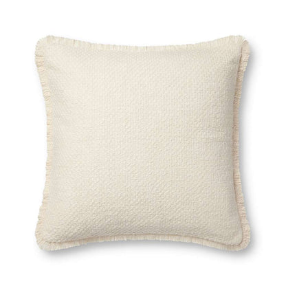 Loloi - PLL0121 Ivory 22 x 22 Cover w/Poly Pillow - PSETPLL0121IV00PIL3 veiw 1