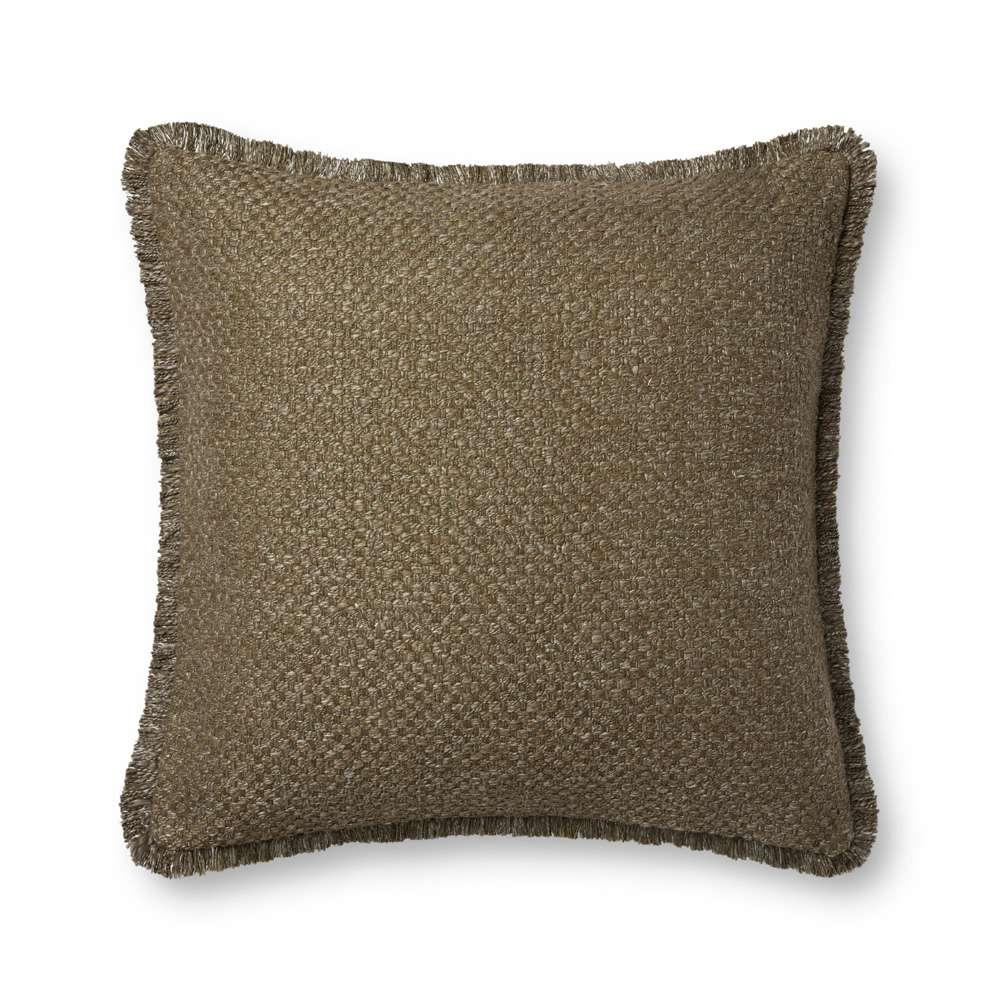 Loloi - PLL0121 Olive 22 x 22 Cover w/Down Pillow - DSETPLL0121OL00PIL3 veiw 1