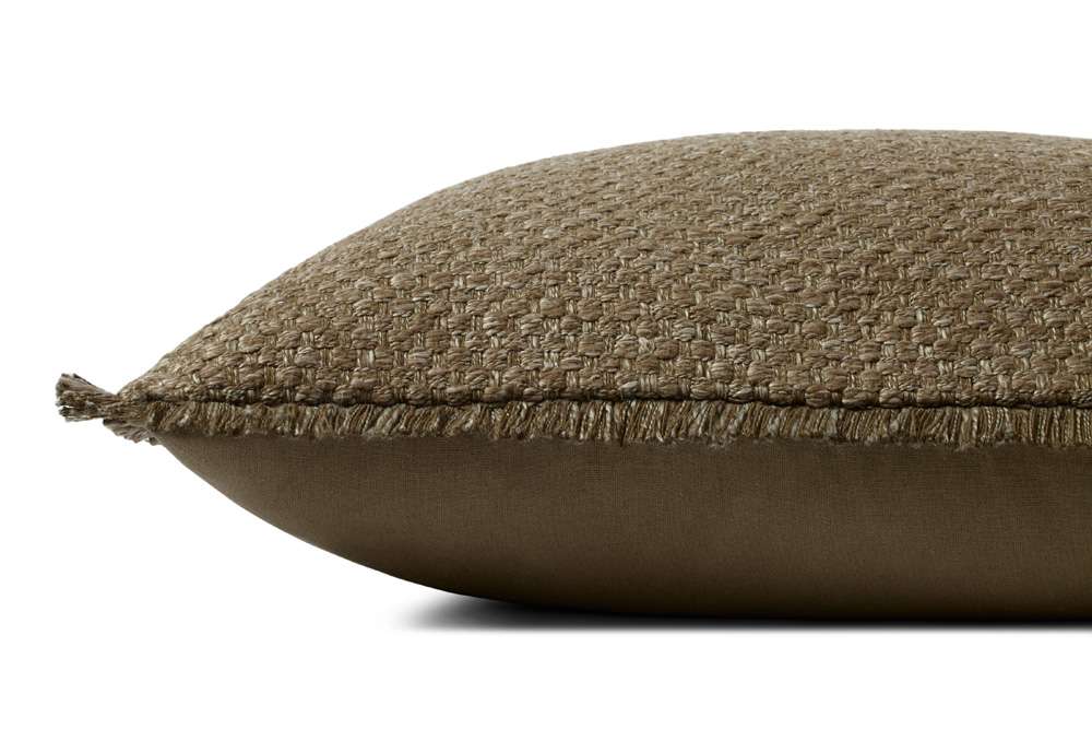 Loloi - PLL0121 Olive 22 x 22 Cover w/Down Pillow - DSETPLL0121OL00PIL3 veiw 2