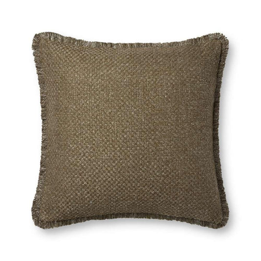 Loloi - PLL0121 Olive 22 x 22 Cover w/Poly Pillow - PSETPLL0121OL00PIL3 veiw 1