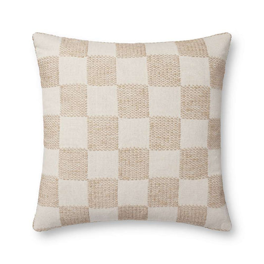 Loloi - PLL0123 Beige 22 x 22 Cover Only Pillow - P297PLL0123BE00PIL3 veiw 1
