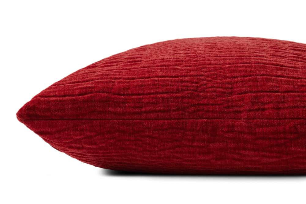Loloi - Red 22 x 22 Cover w/Poly Pillow - PSETPLL0097RE00PIL3 veiw 2
