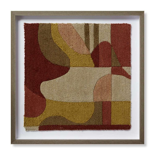 Loloi - Smitten Multi / Red 2-6in X 2-6in Wall Art - AW0318SMITXMLREZ051 veiw 1