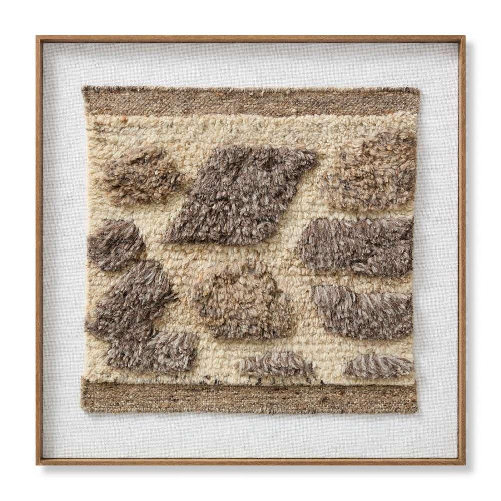 Loloi - Stonewall Brown / Grey 2-7in X 2-7in Wall Art - AW0410STONEBRGYA048 veiw 1