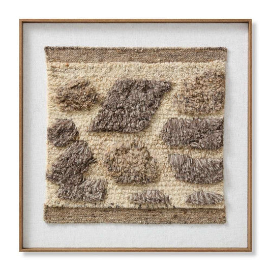 Loloi - Stonewall Brown / Grey 2-7in X 2-7in Wall Art - AW0410STONEBRGYA048 veiw 1