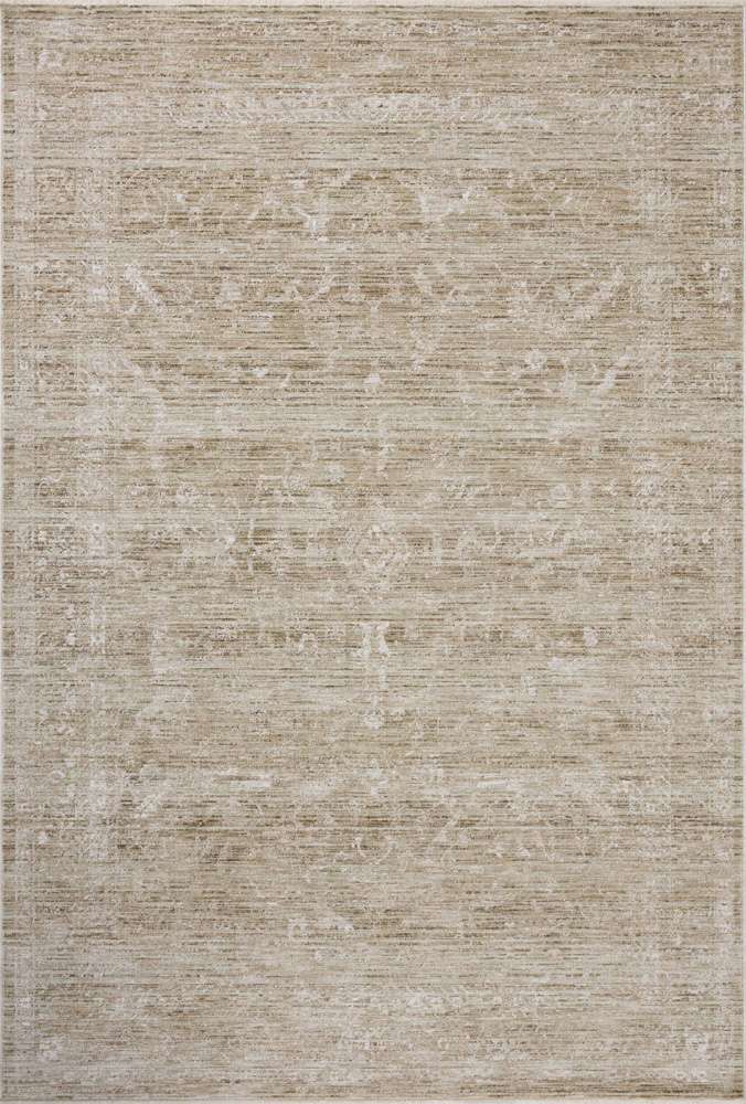 Loloi - Tabitha Ivory / Khaki 18in x 18in Sample Rug - TABITAI-03IVKH160S veiw 1