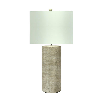 Lux Lighting - Athens - 35" Table Lamp - Aged Stone Finish (Set of 2) - LUX-165-STONE view 1