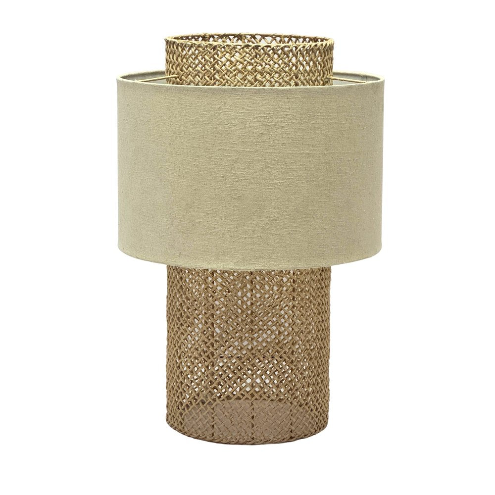 Lux Lighting - Bali - 25" Table Lamp - Natural Rattan Finish - LUX-160-RATTAN view 1