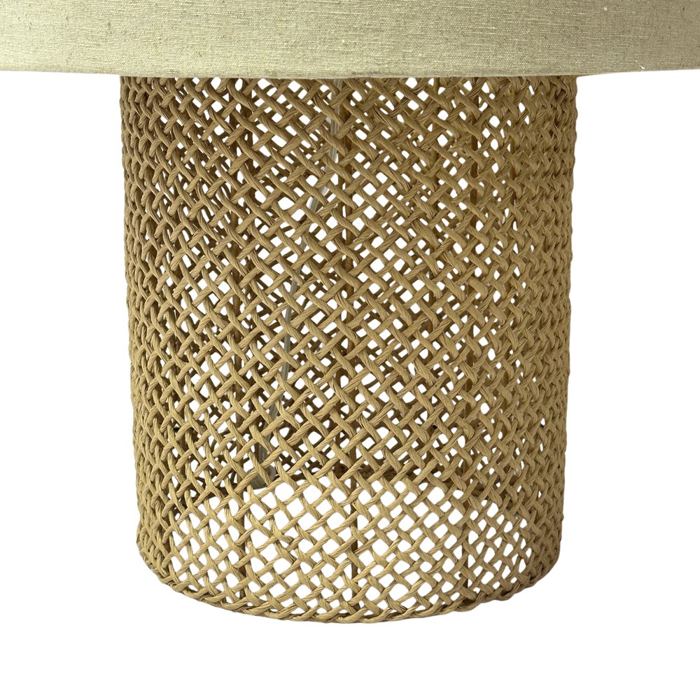 Lux Lighting - Bali - 25" Table Lamp - Natural Rattan Finish - LUX-160-RATTAN view 2